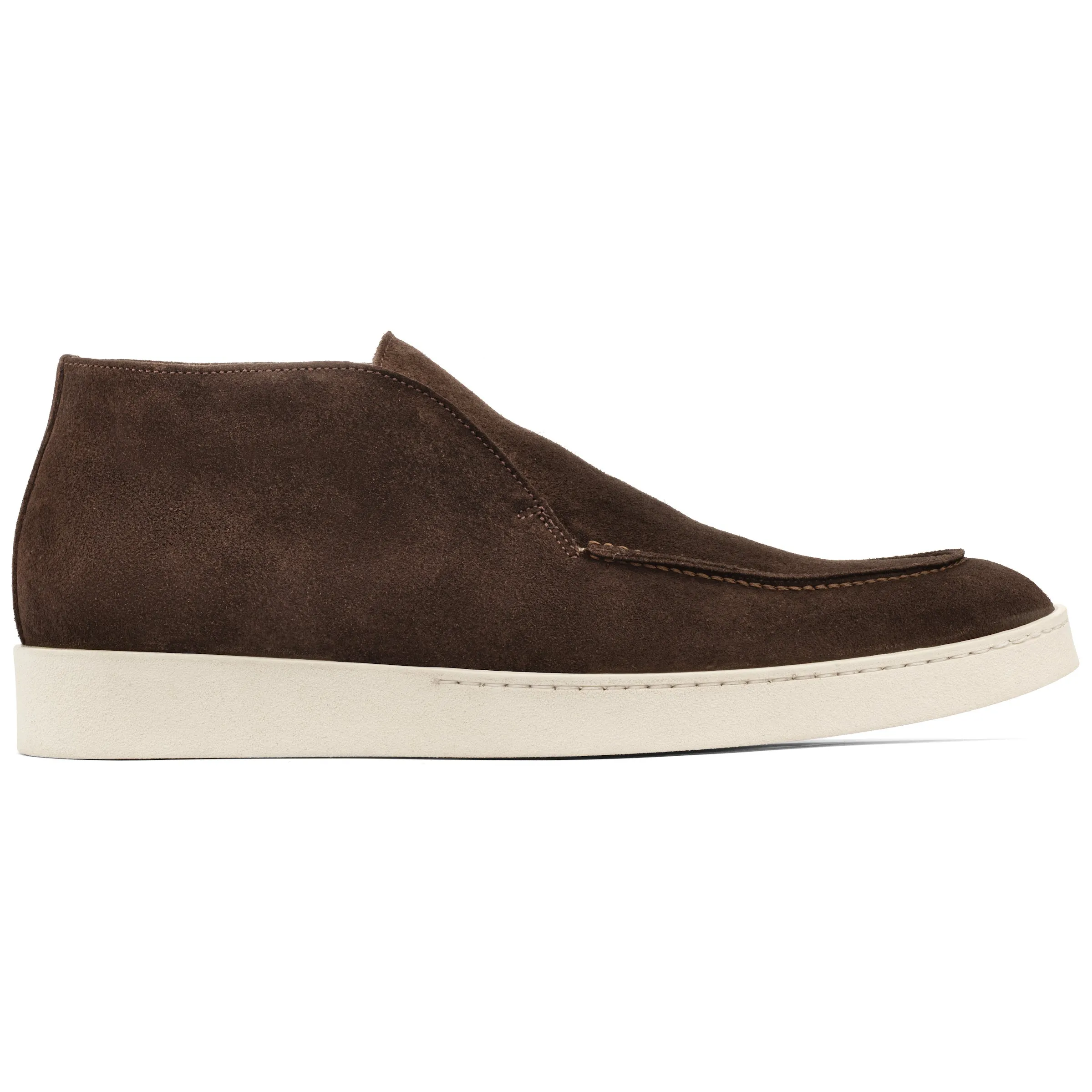 Reed Dark Brown Suede Slip On Boot