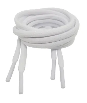 Round White Laces - 5mm wide