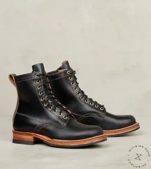 Semi-Dress 375 - 55 - Half Comp - Horween Black Waxed Flesh