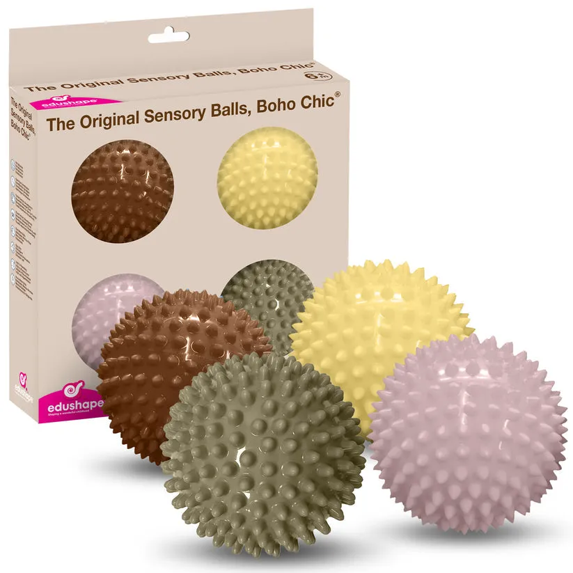 Sensory Ball 10cm - Pack of 4 - Boho Chic