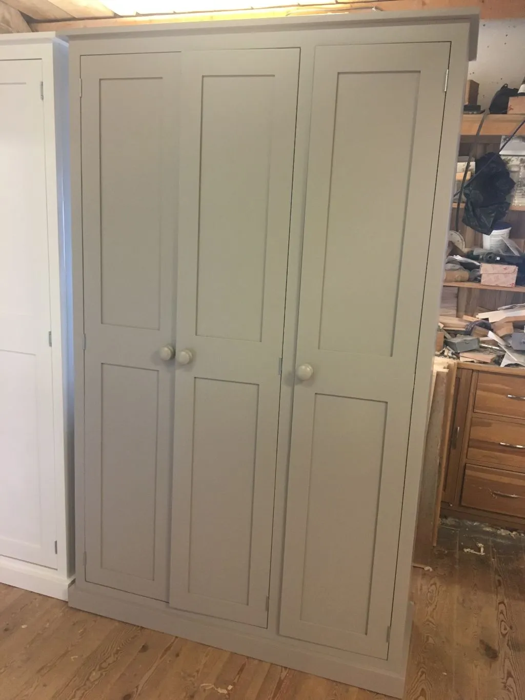 **SHALLOW 5 Door Coat and Shoe Storage Combination Cupboard - OPTION 1