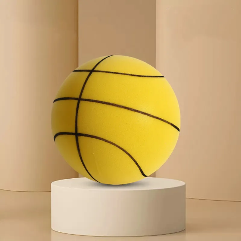 Silent High Density Foam Sports Ball Indoor Mute Basketball Children Sports Toy Games