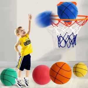 Silent High Density Foam Sports Ball Indoor Mute Basketball Children Sports Toy Games