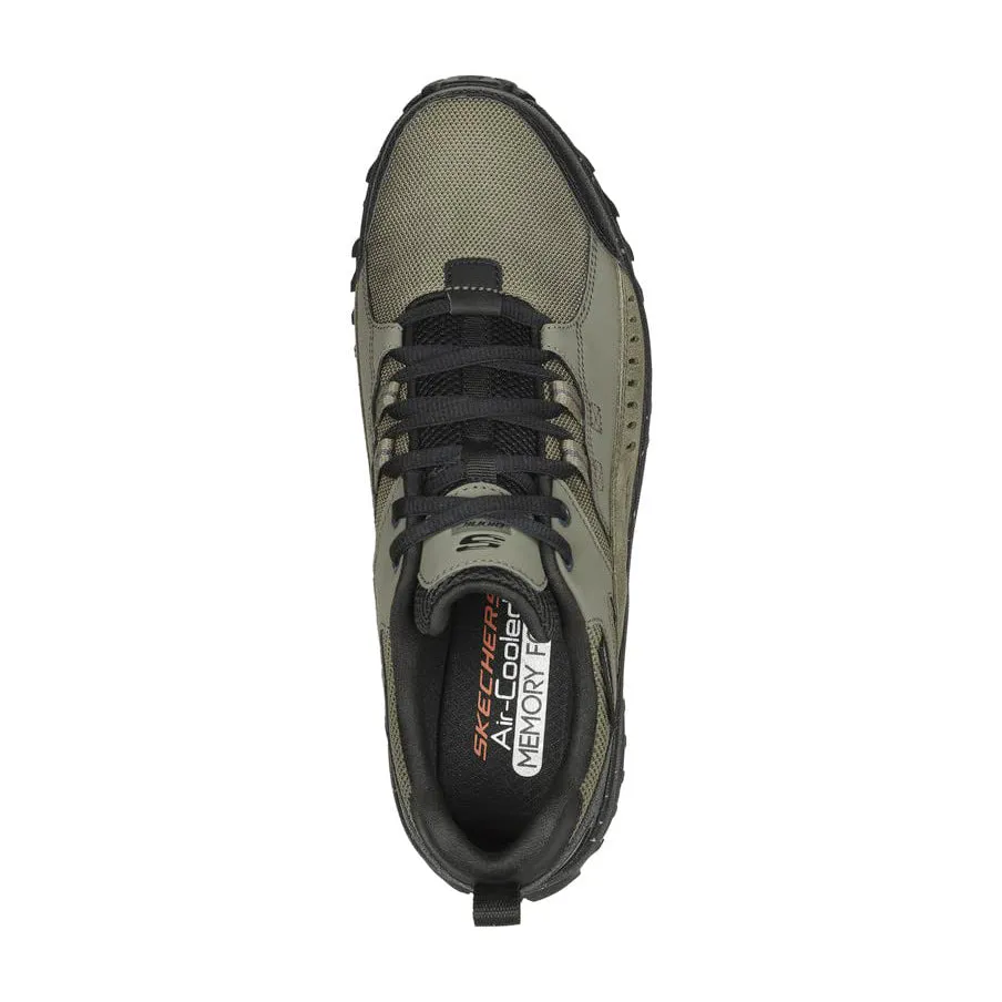 Skechers Men's Bionic Trail-Road Sector Shoes, Olive/Black