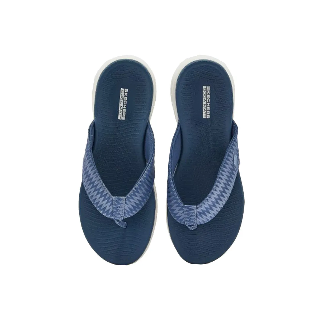 Skechers On-The-Go 600 Navy Womens Slipper 140701-NVY