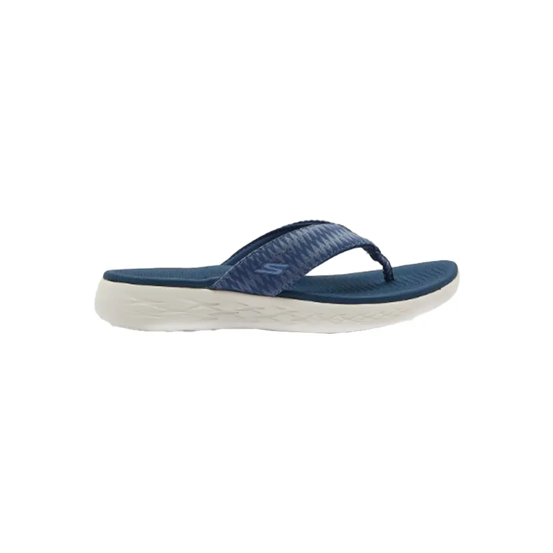 Skechers On-The-Go 600 Navy Womens Slipper 140701-NVY