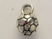 Soccer Ball Genuine American Pewter Charm