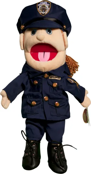 Sunny Toys GL1408 14 In. Mom Policewoman, Glove Puppet