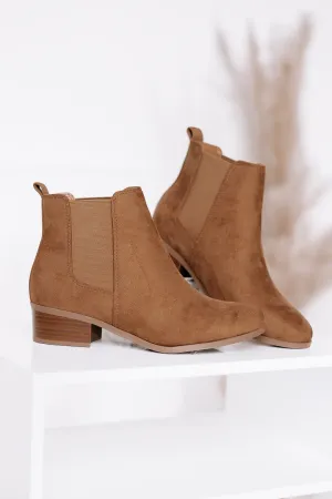 Teapot Ankle Booties | Tan