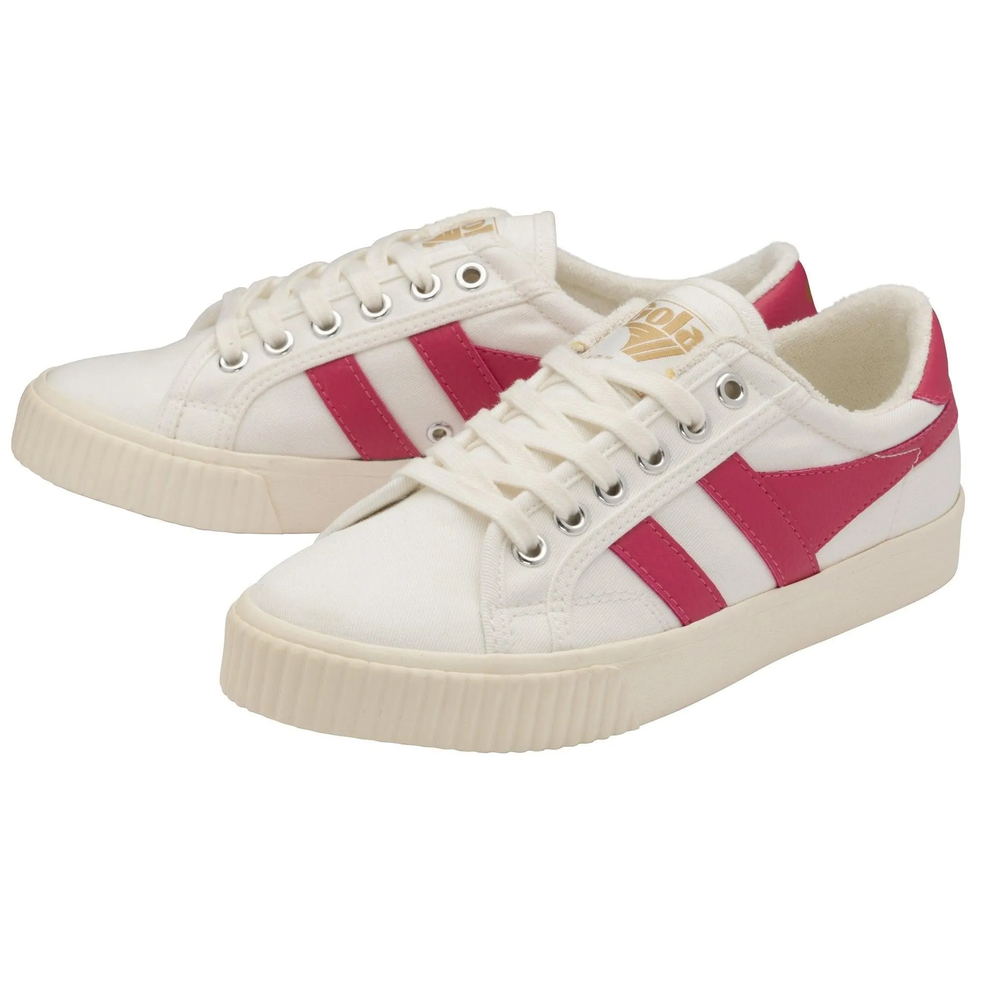 Tennis Mark Cox Trainer (Off White   Fluro Pink)