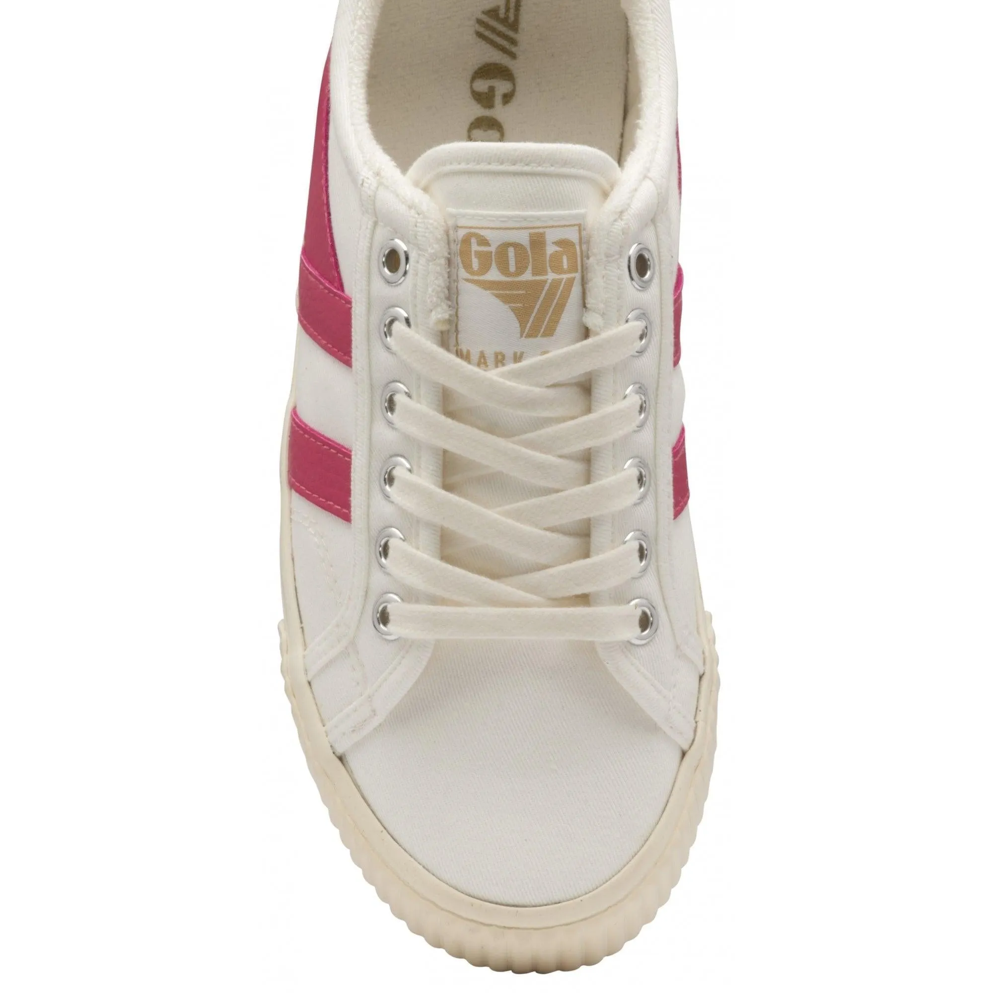 Tennis Mark Cox Trainer (Off White   Fluro Pink)