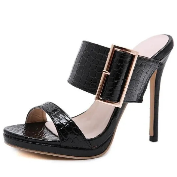 Thin High Heels Club Sandals