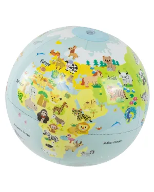 Tiger Tribe World Globe Baby Animals 30cm