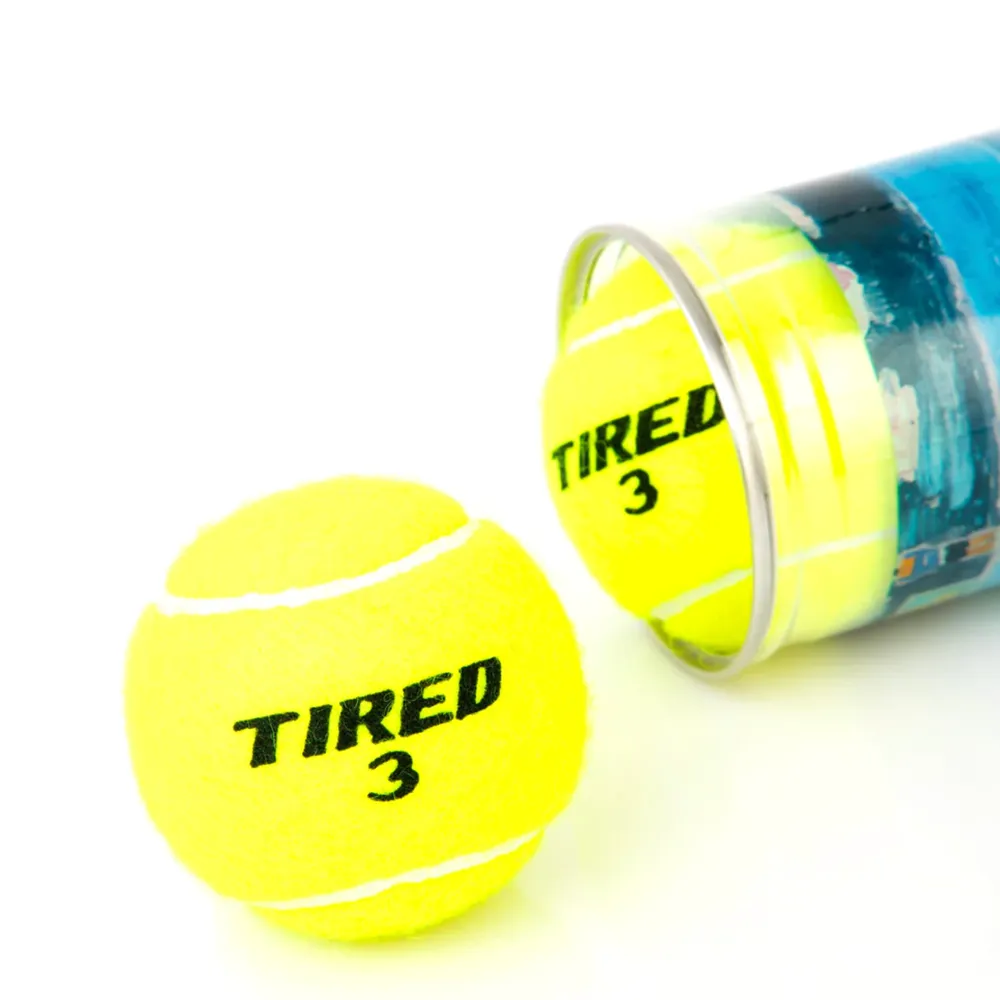 TIRED TENNIS BALL 3PK