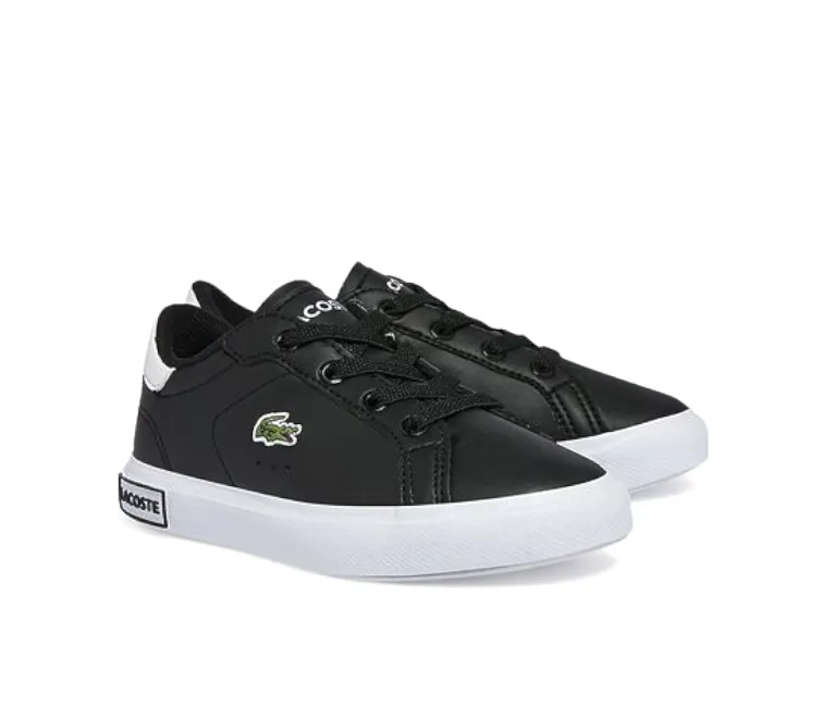 Toddlers Lacoste Powercourt 0721 1 SUI (Black/White)