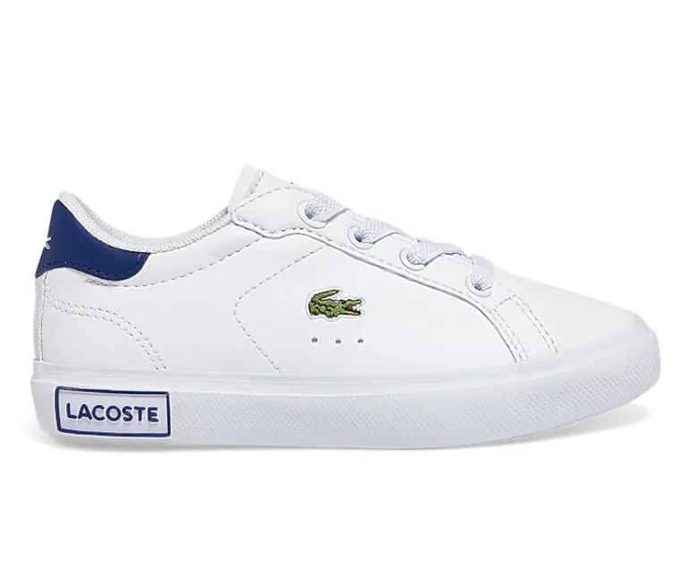 Toddlers Lacoste Powercourt 0722 1 SUI (White/Blue)