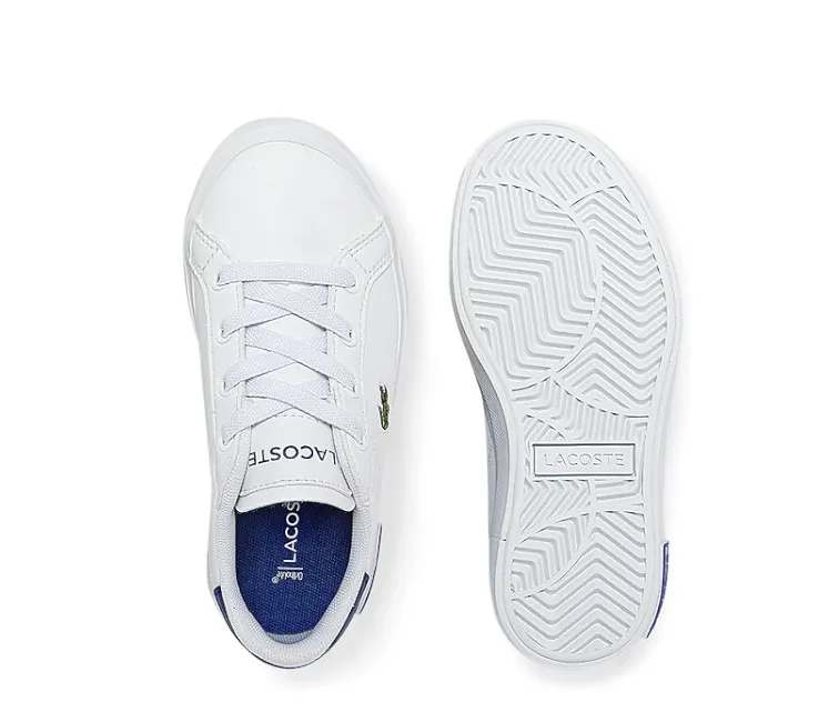 Toddlers Lacoste Powercourt 0722 1 SUI (White/Blue)