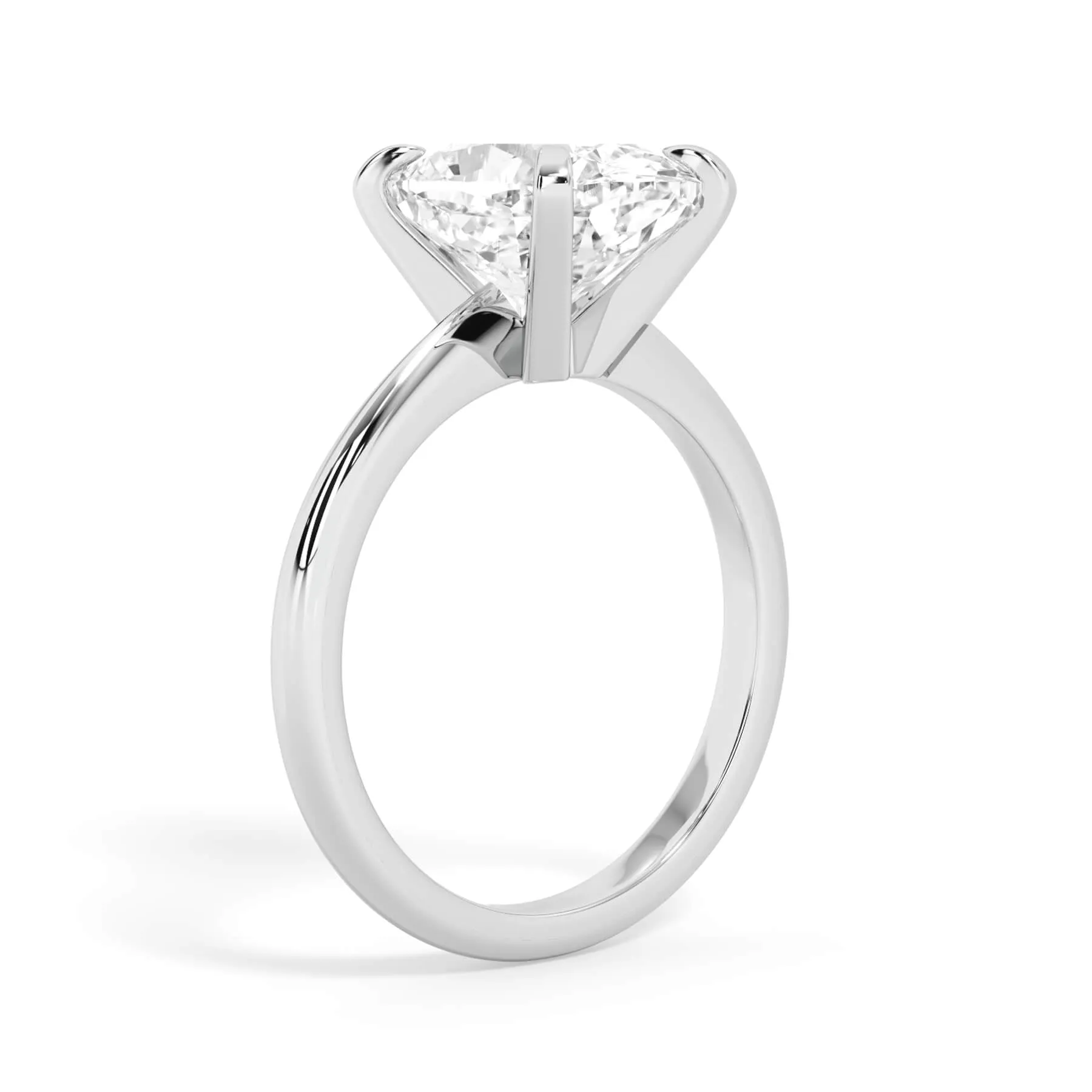 Traditional 6 Prong Solitaire Engagement Ring Setting