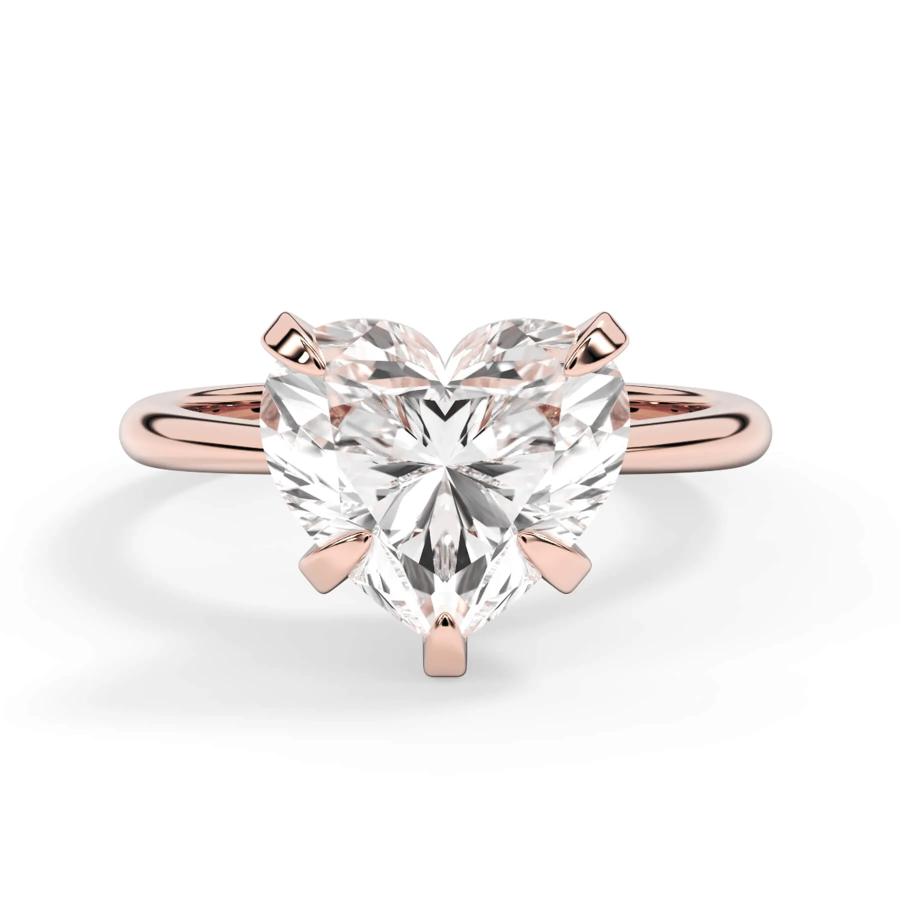 Traditional 6 Prong Solitaire Engagement Ring Setting