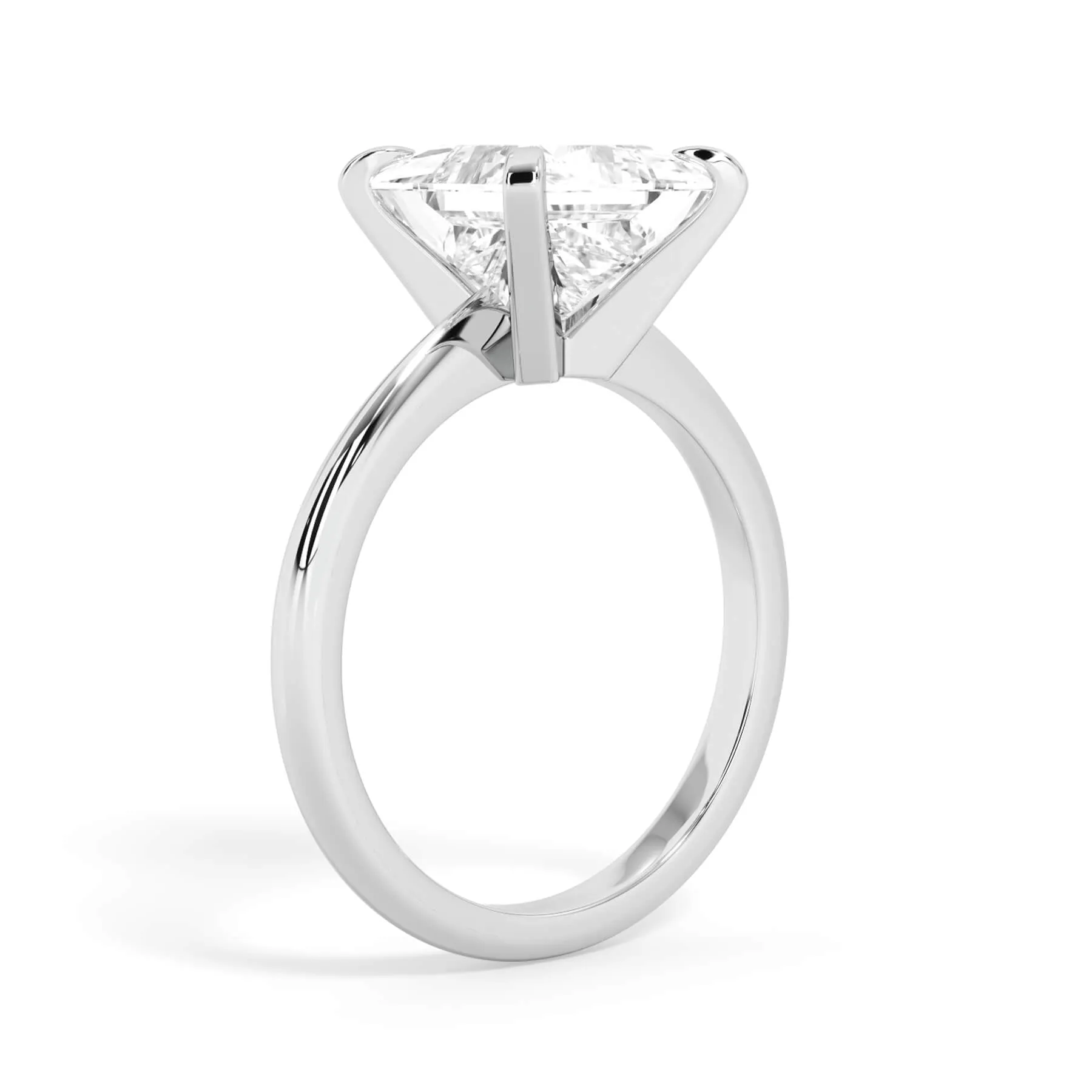 Traditional 6 Prong Solitaire Engagement Ring Setting