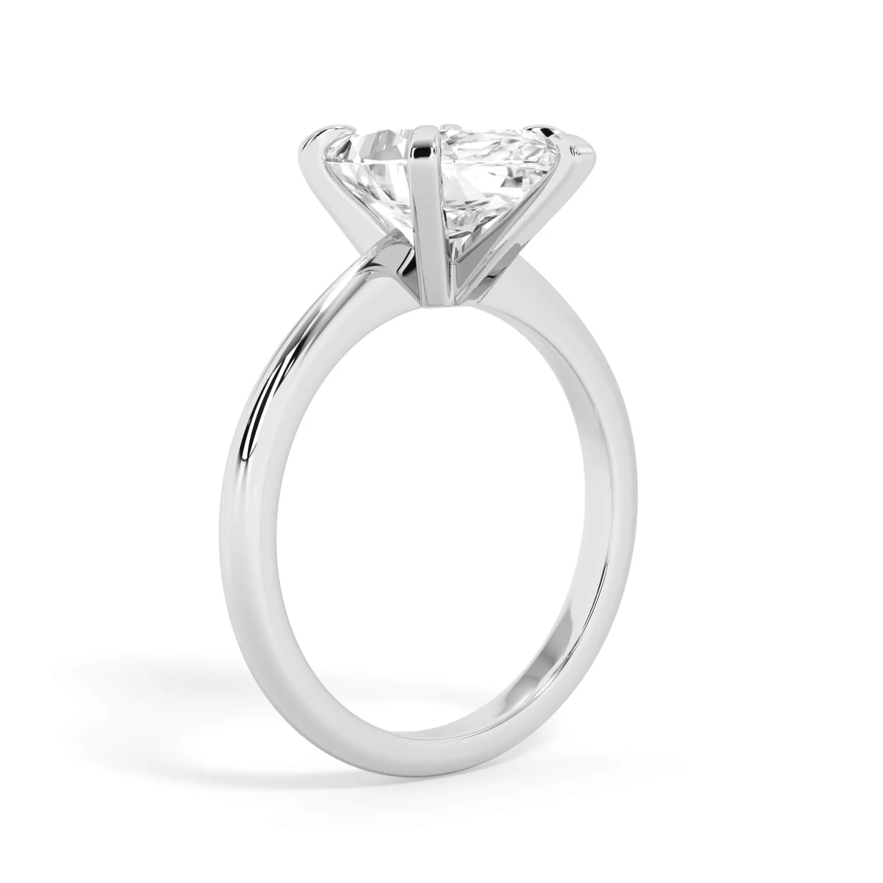 Traditional 6 Prong Solitaire Engagement Ring Setting