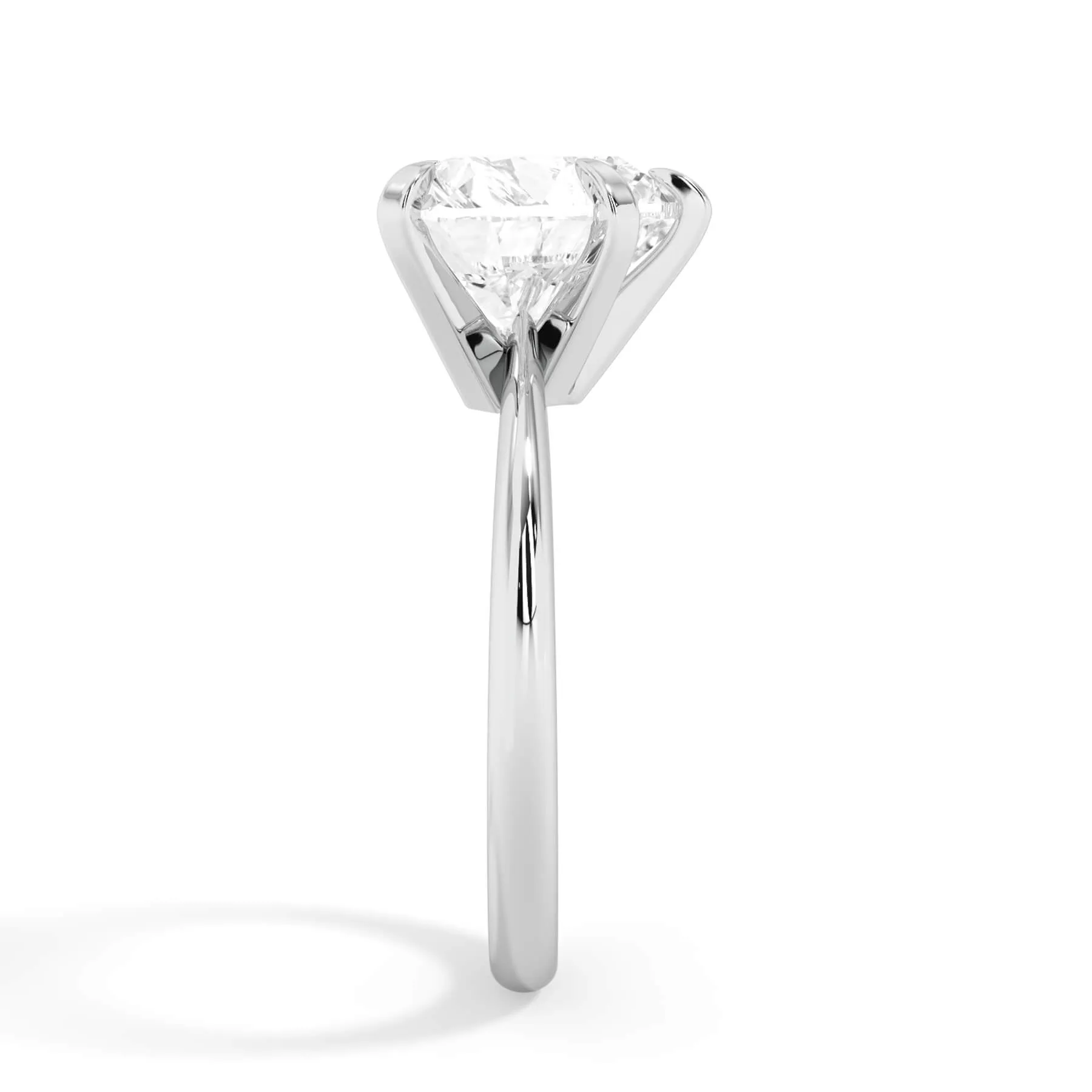 Traditional 6 Prong Solitaire Engagement Ring Setting