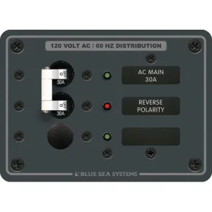 Traditional Metal Panel - AC Main   1 Positions