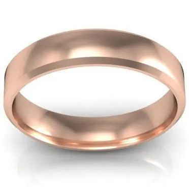 Traditional Wedding Band in 14k 4mm