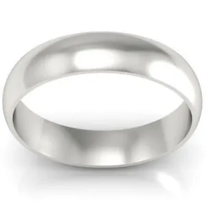 Traditional Wedding Band in 14k 5mm