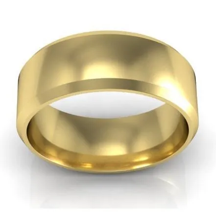 Traditional Wedding Band in 18k 7mm