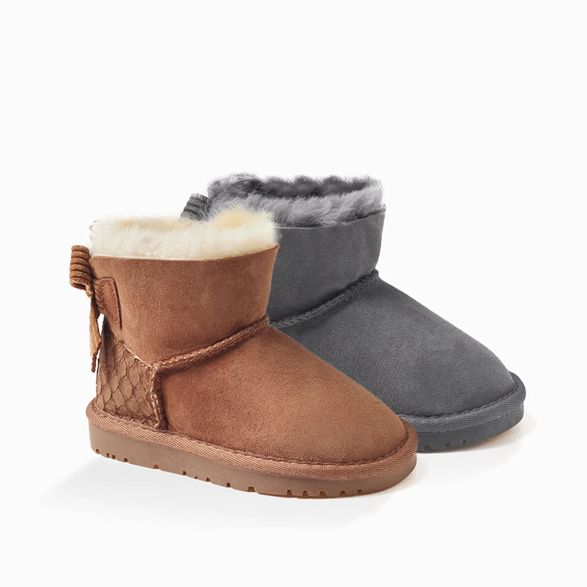 Ugg Kids One Bailey Bow Corduroy Boots (Water Resistants)