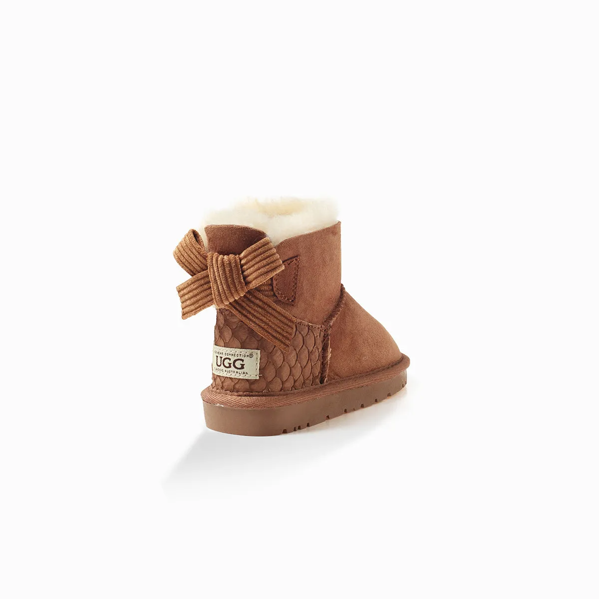 Ugg Kids One Bailey Bow Corduroy Boots (Water Resistants)