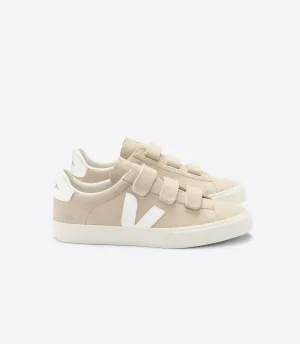 Veja - Recife Suede in Almond White