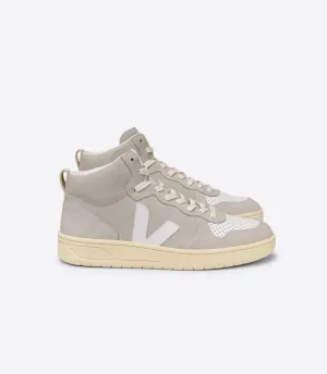 Veja - V-15 Nubuck in Natural White