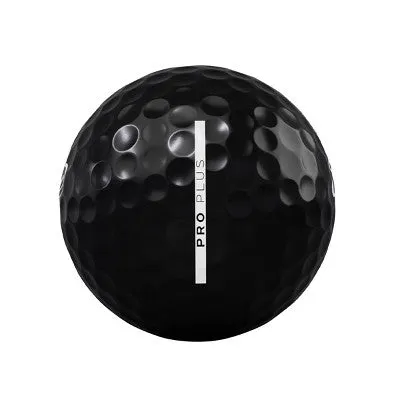 Vice Pro Plus Golf Balls Black - 12pk