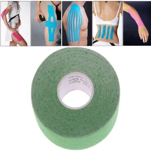 Waterproof Kinesiology Tape Sports Muscles Care Therapeutic Bandage, Size: 5m(L) x 5cm(W)(Green)