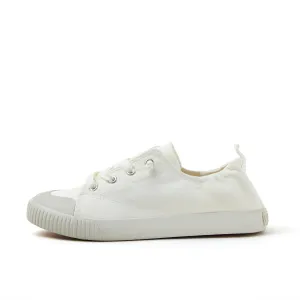 White Slip-On sneakers