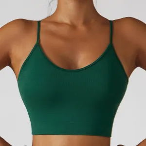 Wholesale Seamless Ladies Yoga Crop Top