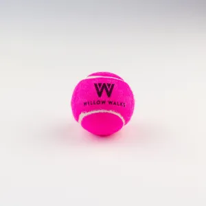 Willow Walks tennis ball in bright pink