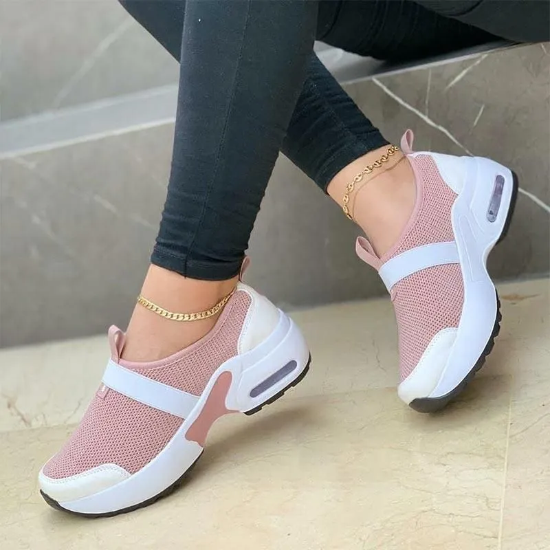 Winter Slope Heel Walking Training Casual Sporty Non Slip Women's Shoes 2024