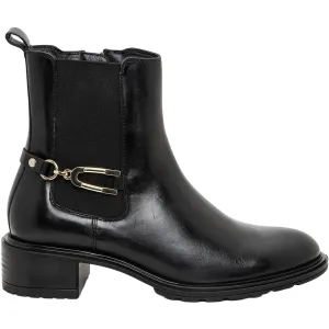 Women's Ara Plumeria Black Calf Leather