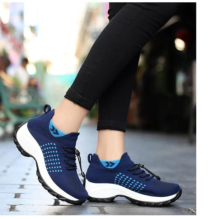 Women's Corrective Sports Elastic Air Cushion Shoes