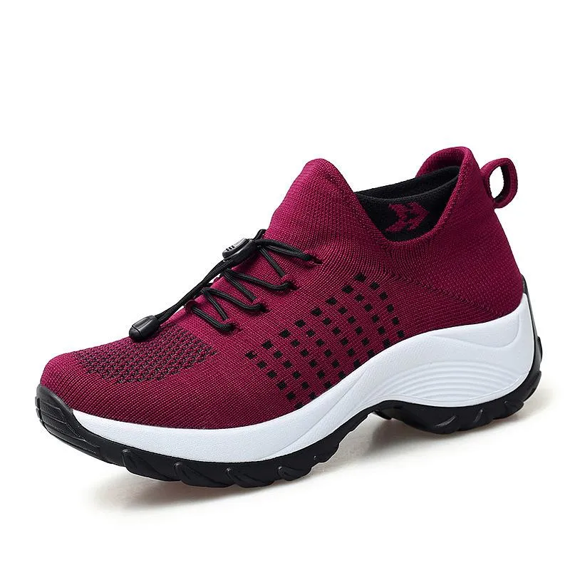 Women's Corrective Sports Elastic Air Cushion Shoes