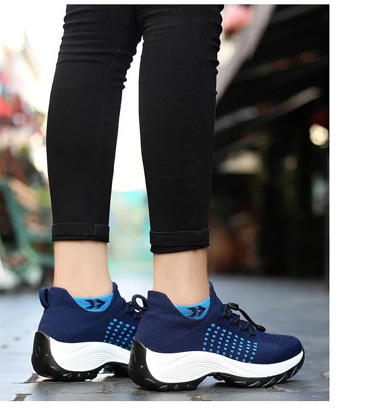 Women's Corrective Sports Elastic Air Cushion Shoes