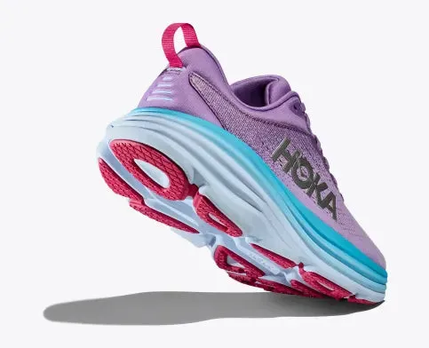 WOMEN'S HOKA BONDI 8 | CHALK VIOLET / PASTEL LILAC