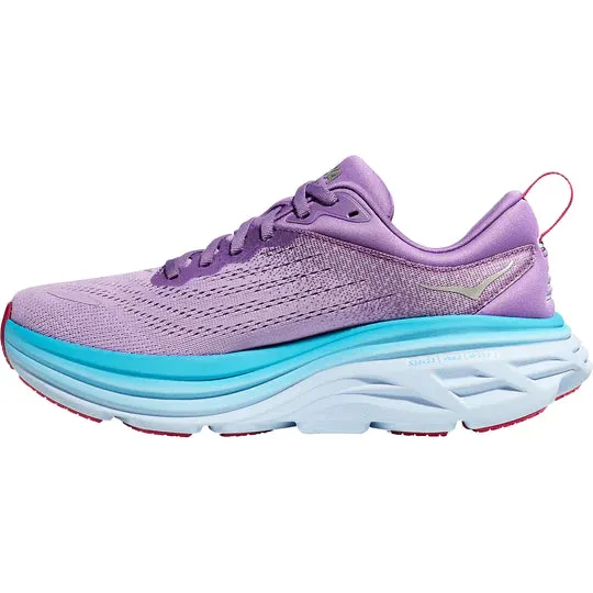 WOMEN'S HOKA BONDI 8 | CHALK VIOLET / PASTEL LILAC