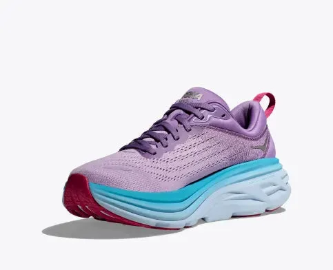 WOMEN'S HOKA BONDI 8 | CHALK VIOLET / PASTEL LILAC