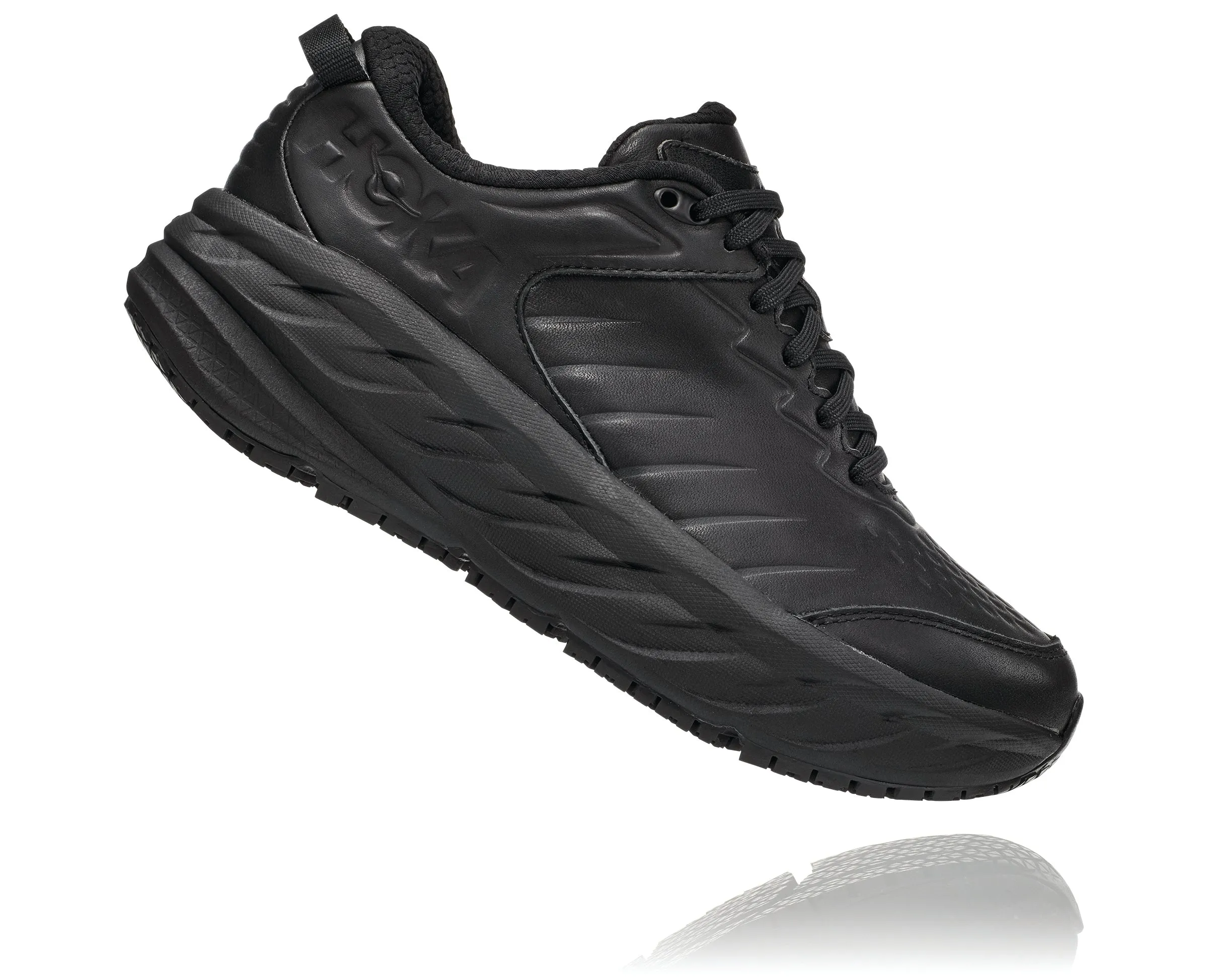 Women's Hoka  Bondi SR Color: Black/Black