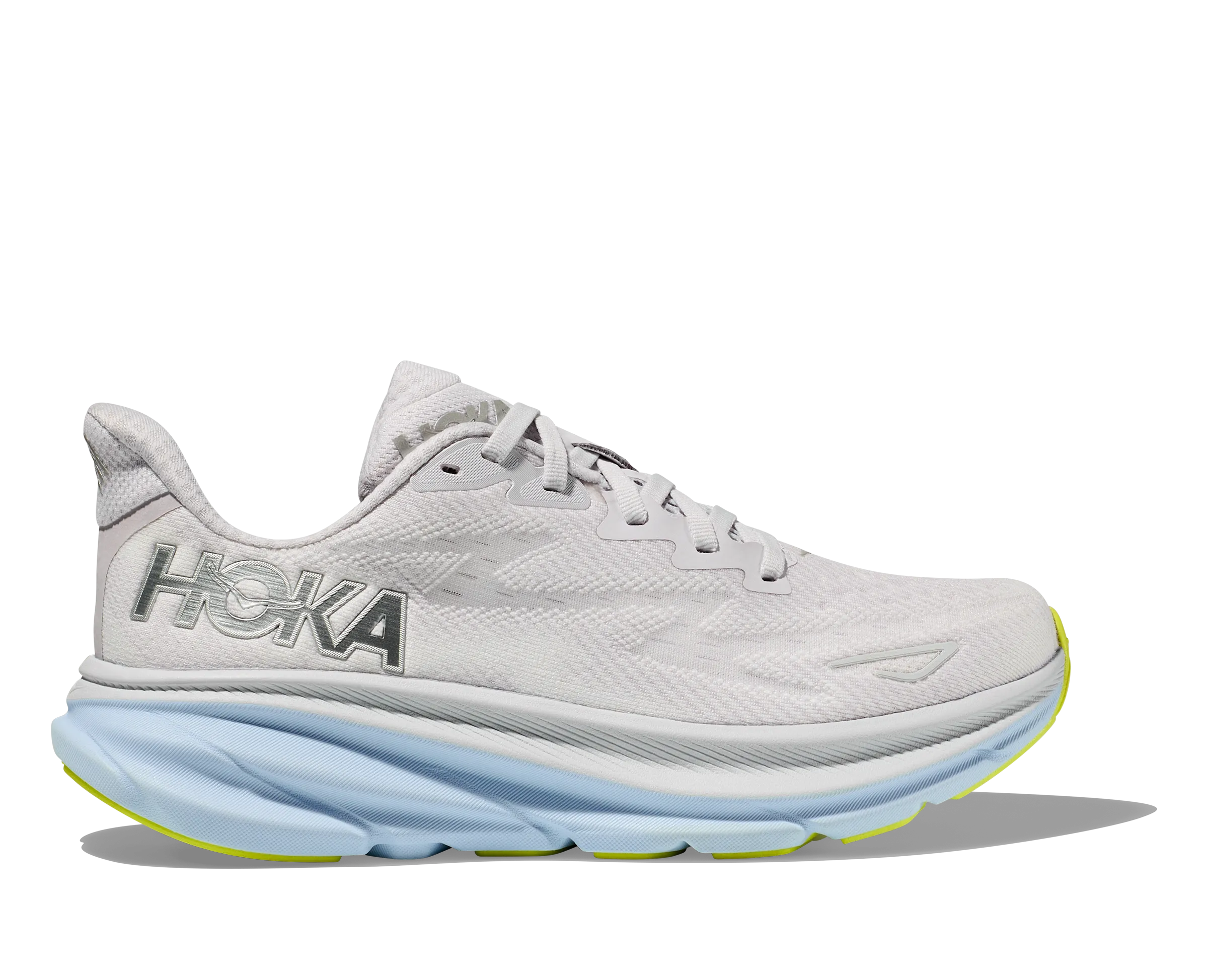 Women's Hoka Clifton 9 Color: Nimbus Cloud/Ice Water