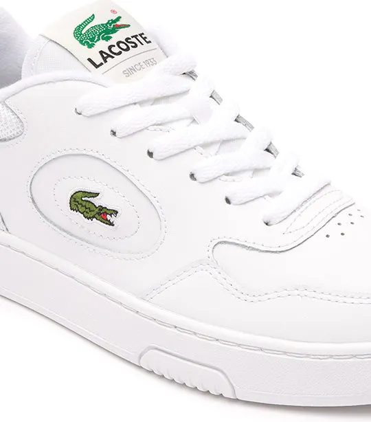 Women's Lineset Leather Trainers White/White